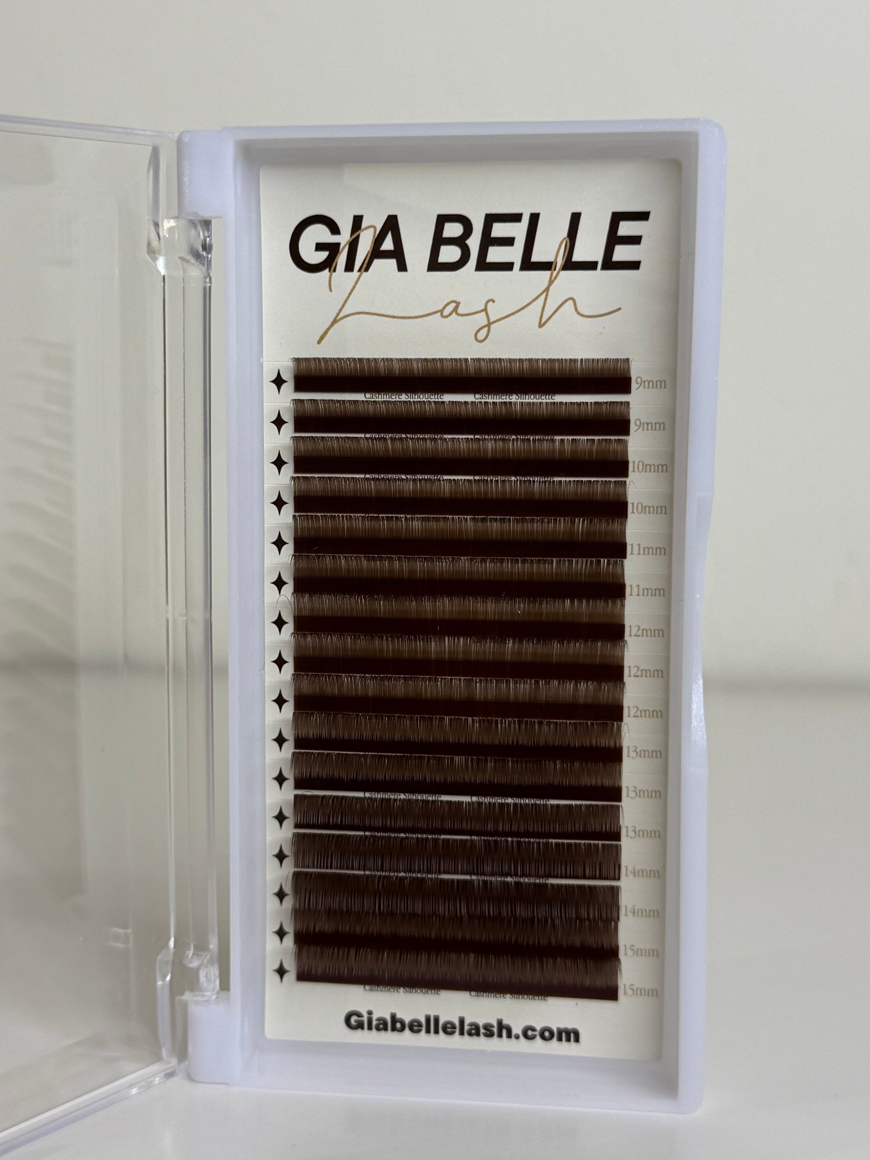 Cashmere Silhouette Volume Lash Extensions | Dark Brown