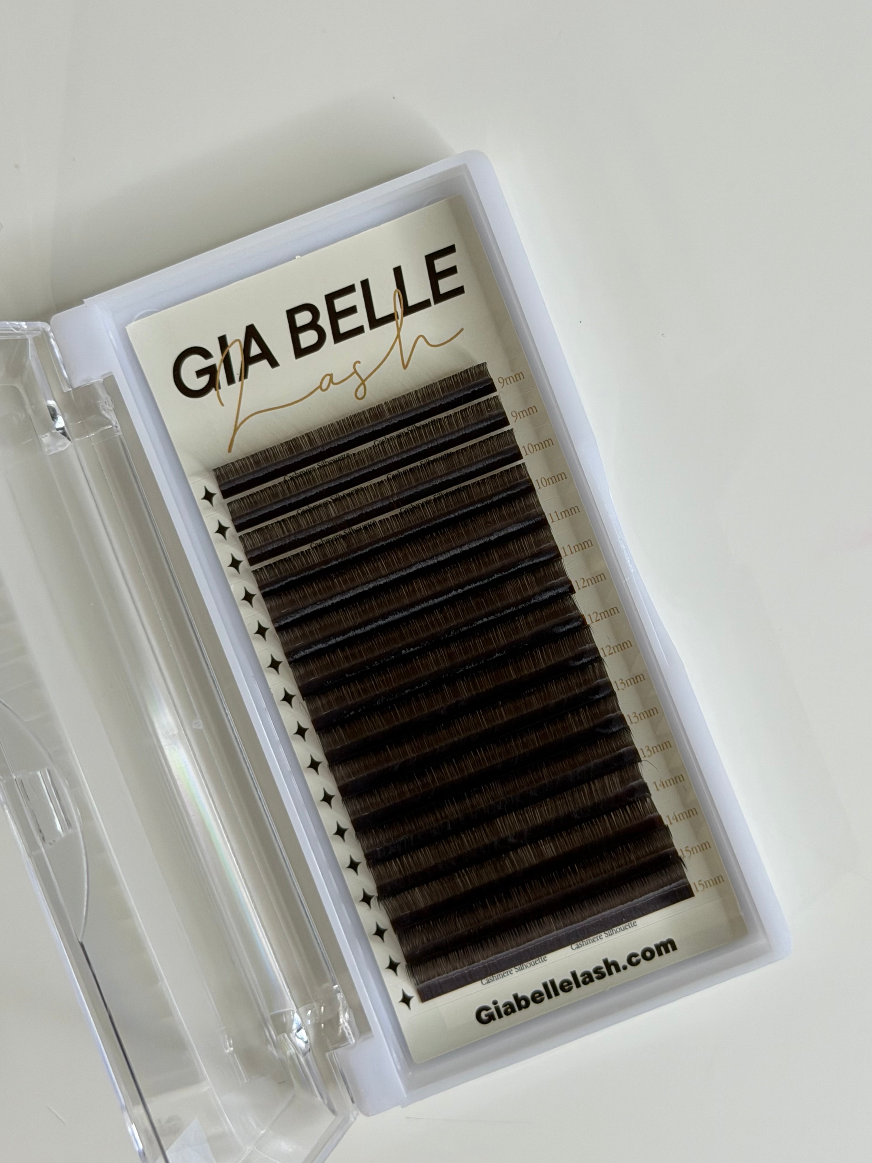 Cashmere Silhouette Volume Lash Extensions | Black Brown