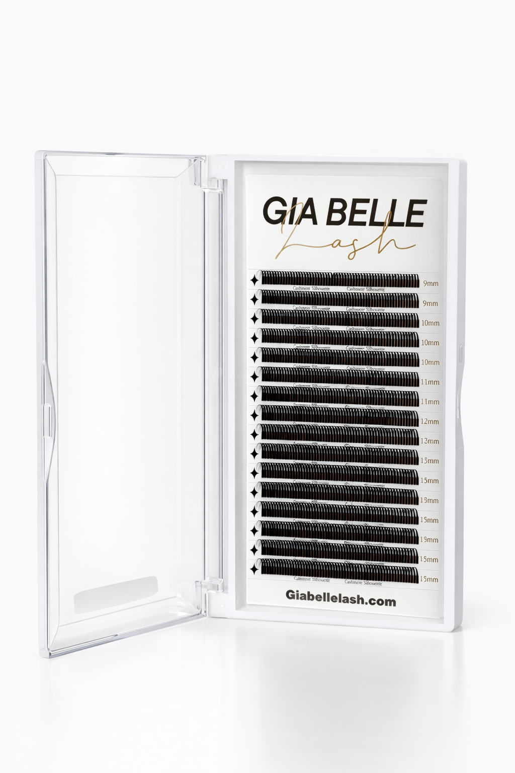 Cashmere Silhouette Volume Lash Extensions | Angel Lashes | Black