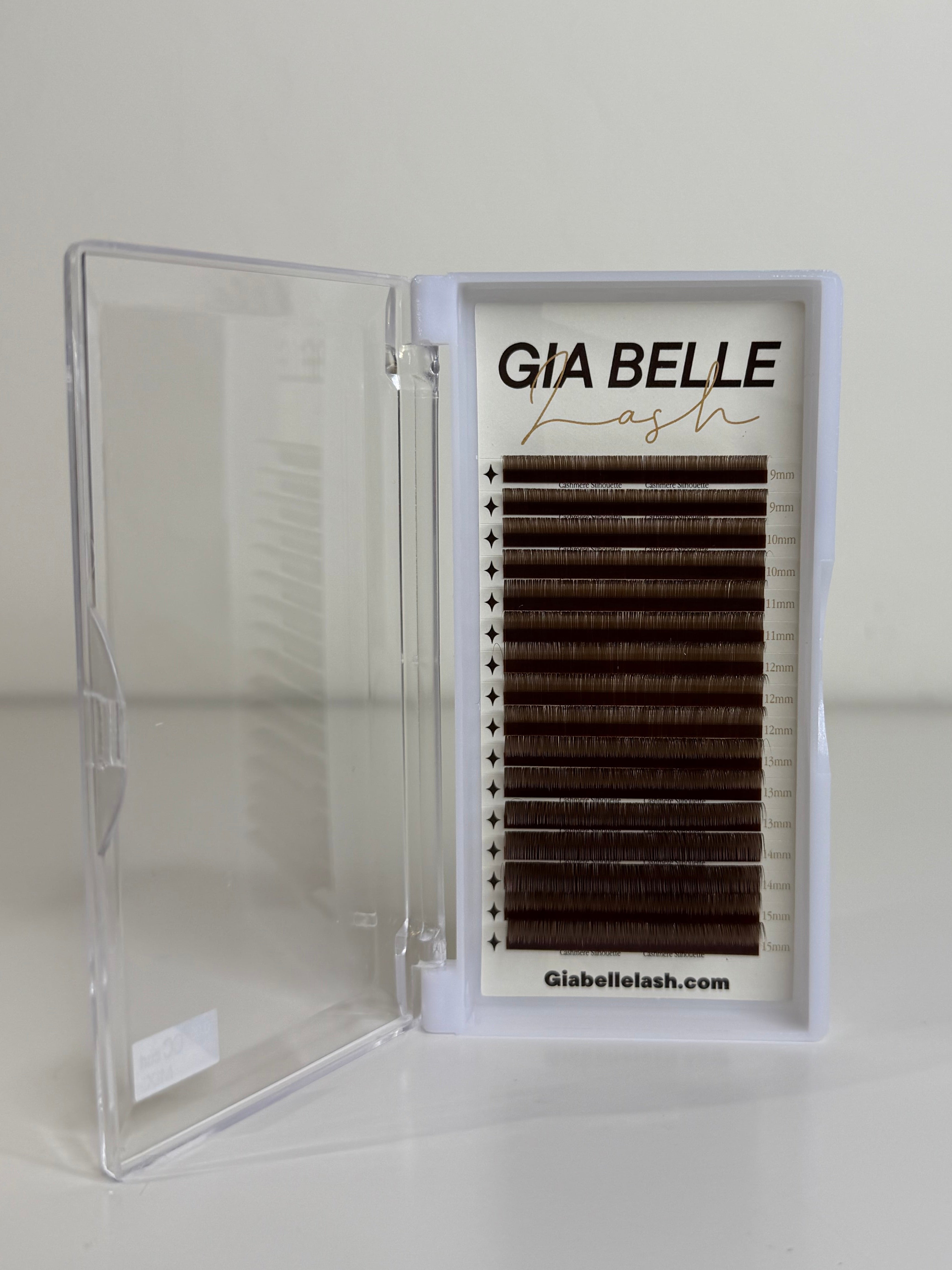 Cashmere Silhouette Volume Lash Extensions | Dark Brown