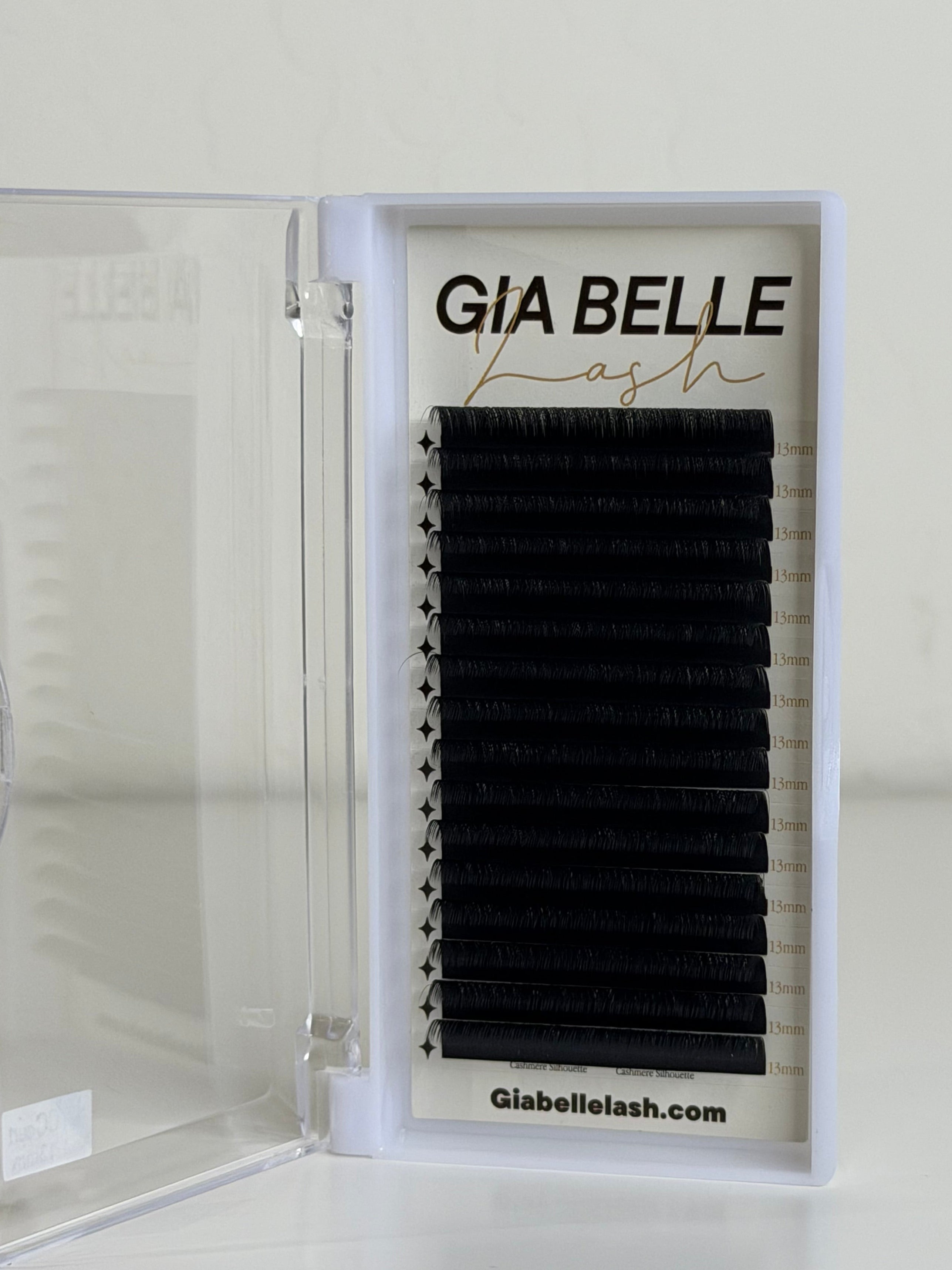 Cashmere Silhouette Volume Lash Extensions | Matte Black