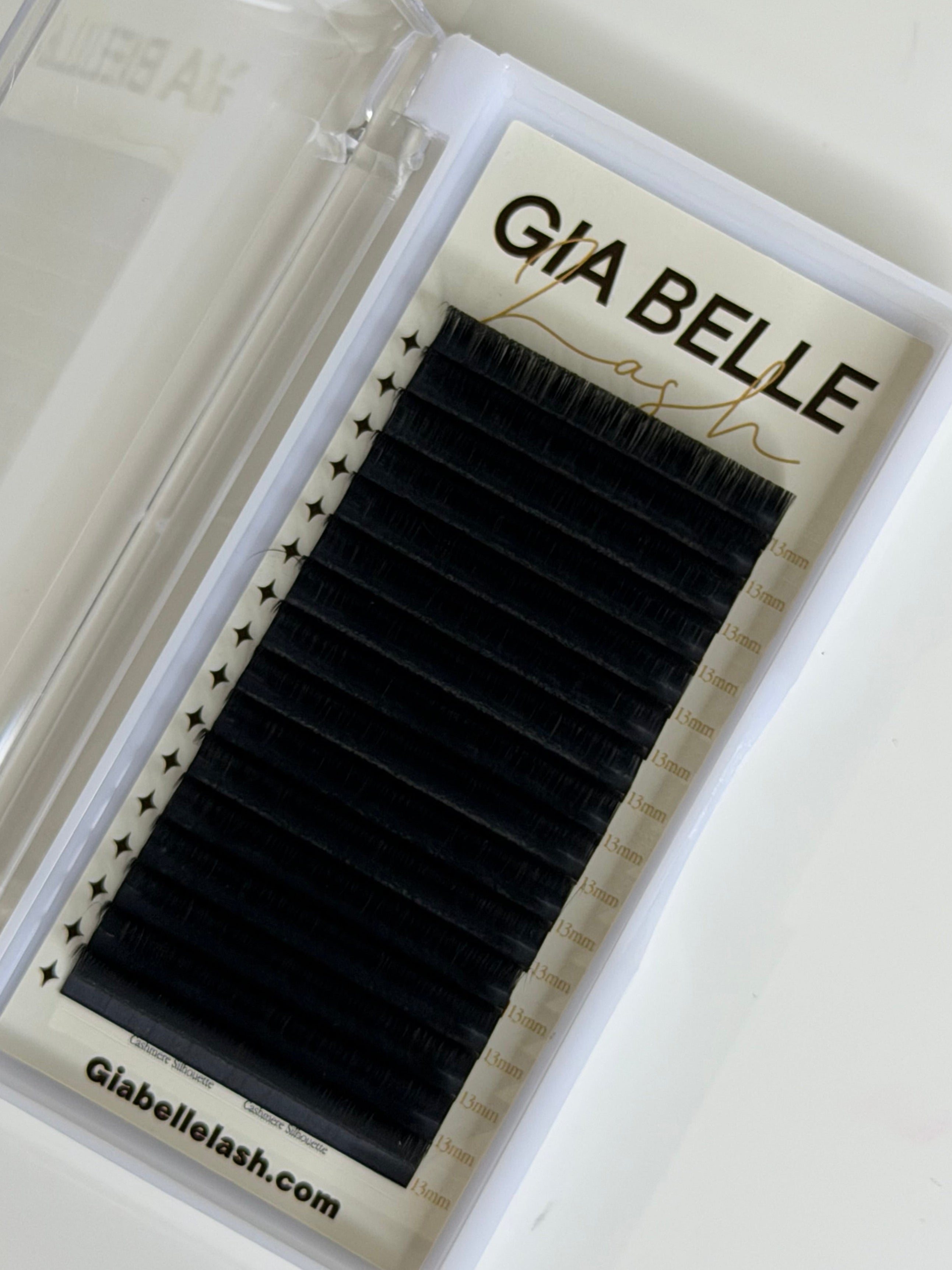 Cashmere Silhouette Volume Lash Extensions | Matte Black